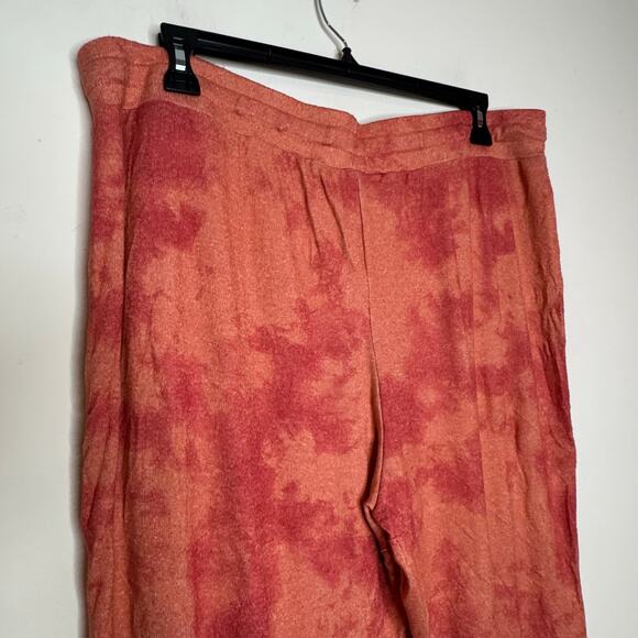 Market & Spruce Tie Dye Jogger Pants Coral Pull-On Women’s 2X NWT - Picture 7 of 9